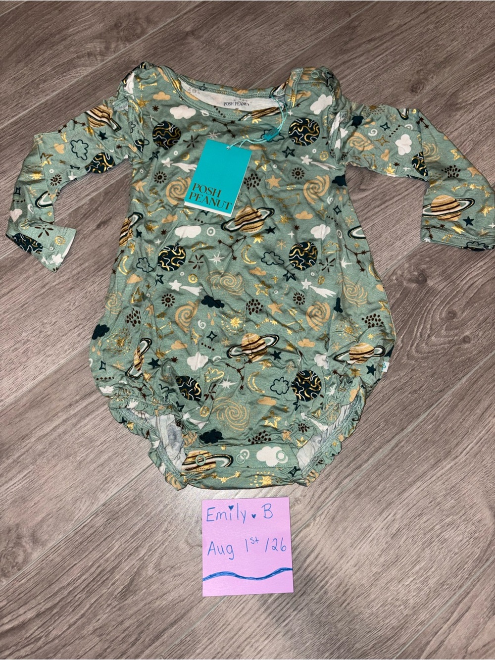 Posh Peanut Long Sleeve Bubble 2T NWT
